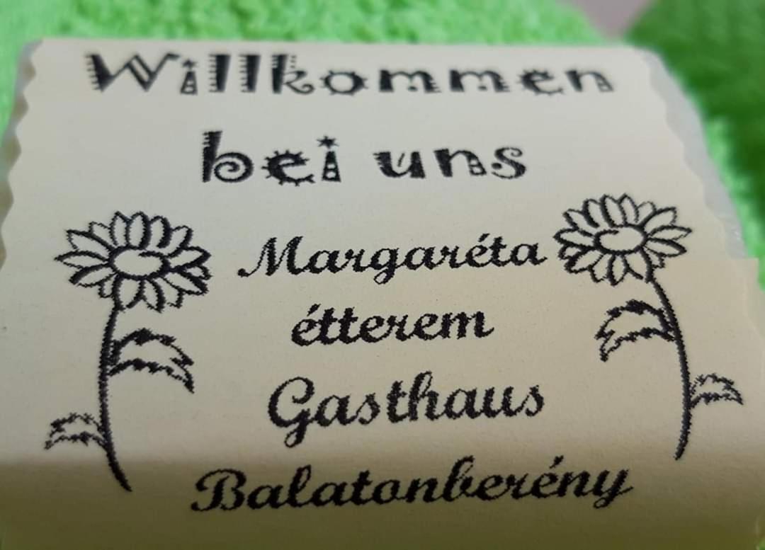 Margareta Etterem Es Vendeghaz Gasthaus Balatonberény 외부 사진